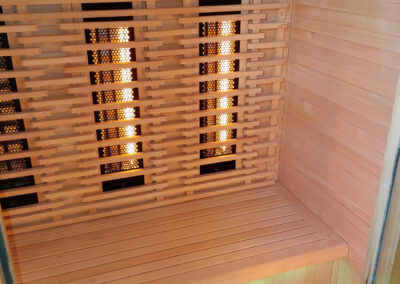 Cabine de sauna à infrarouges